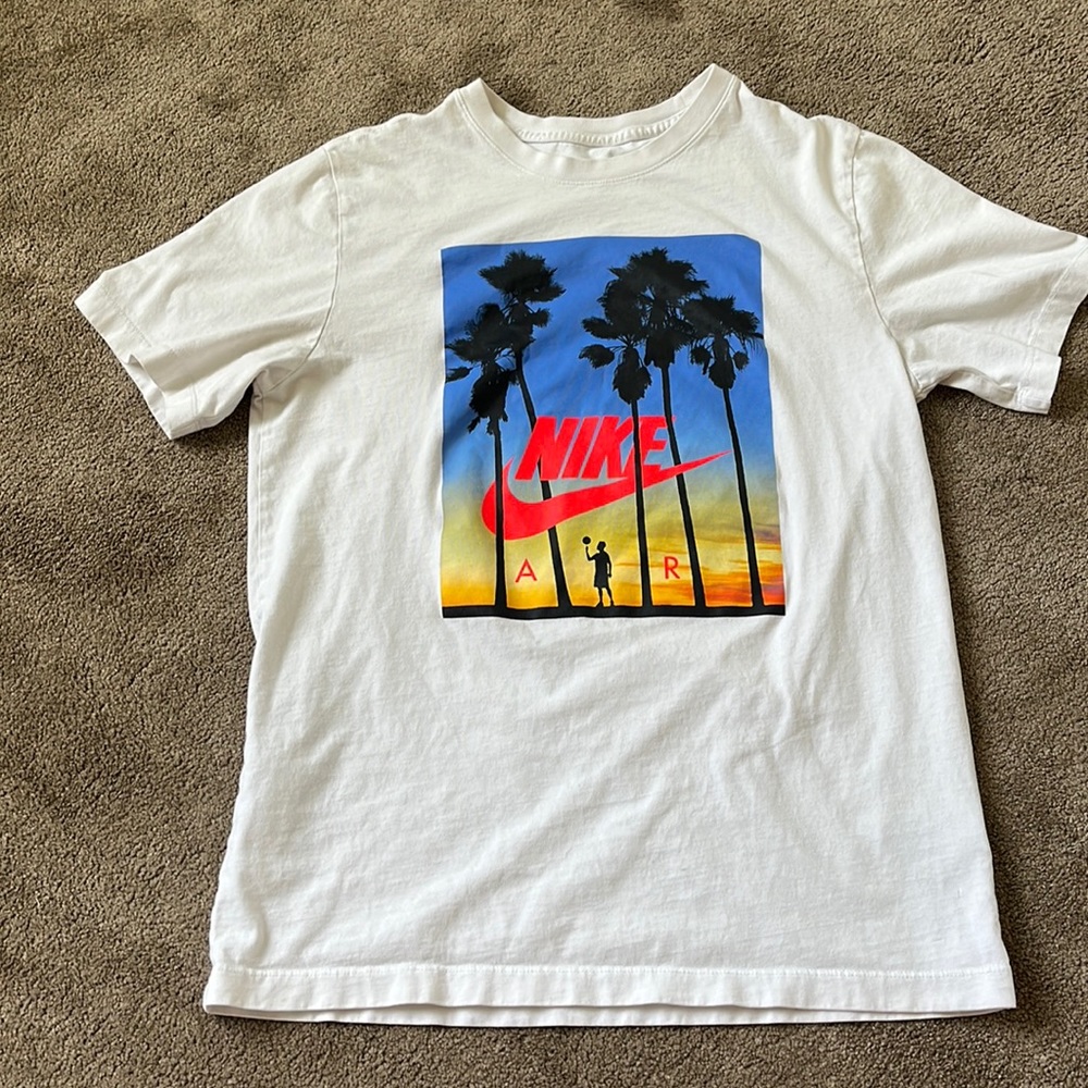 Nike Hoop Mens Graphic T-Shirt White
